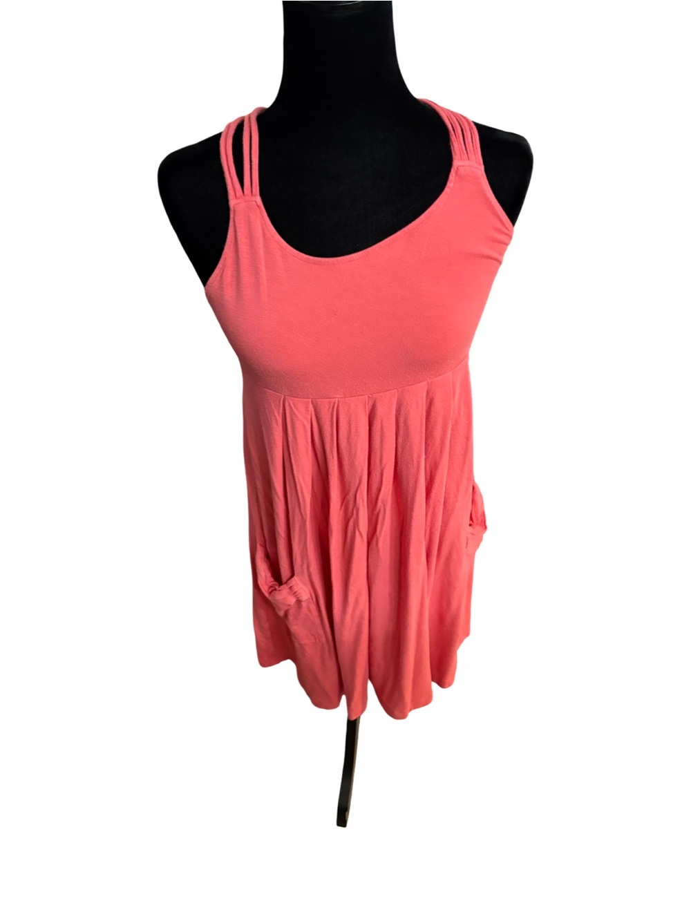 Calvin Klein Coral Triple-Strap Tank Top